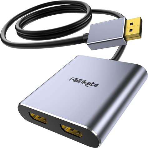 hdmi splitter for dual monitors|hdmi dual monitor adapter.